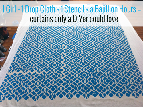 stenciled curtains8
